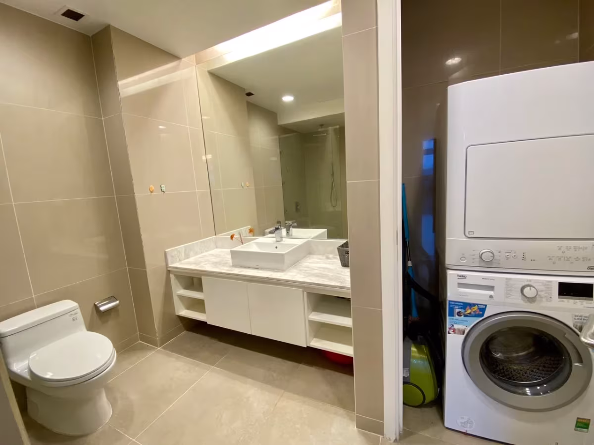 This modern, fully air-conditioned one bedroom apartment for rent is located on the 8th floor in Azura Building Da Nang