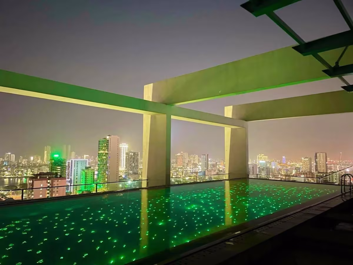 Located in Centre Point project in the city centre of Da Nang, the 3 bedroom hotel apartment has a total