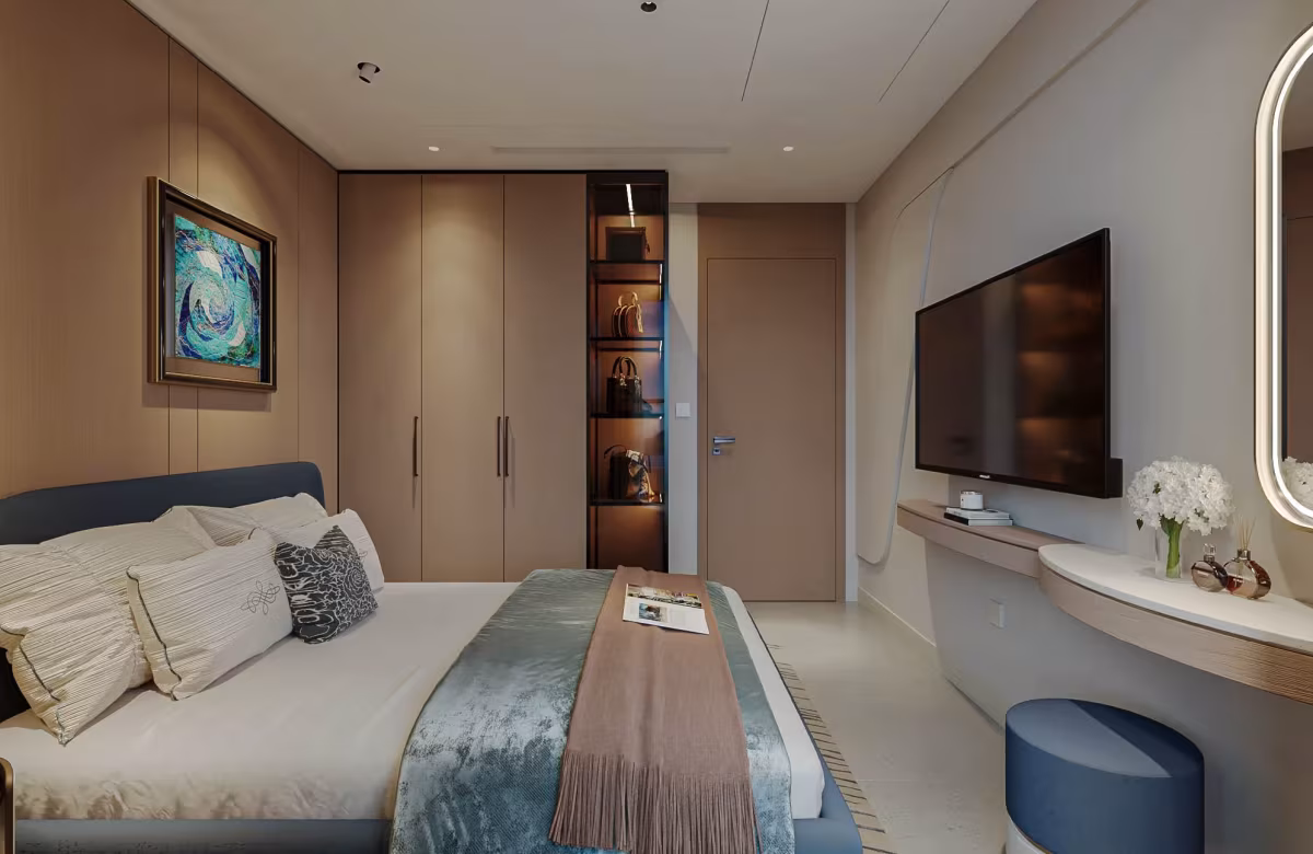 2 Bedroom for Sale at The Meridian project. 2 bedroom type at The Meridian is suitable for a family with size from 70sqm. The apartment has a big living room and an open kitchen. Beside, the apartment is also suitable for rent which bring a stable caashflow for owners.