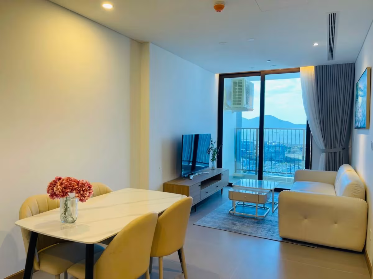 1 Bedroom new apartment for rent in Sam Towers Building Da Nang. SAM Towers Building is located in the