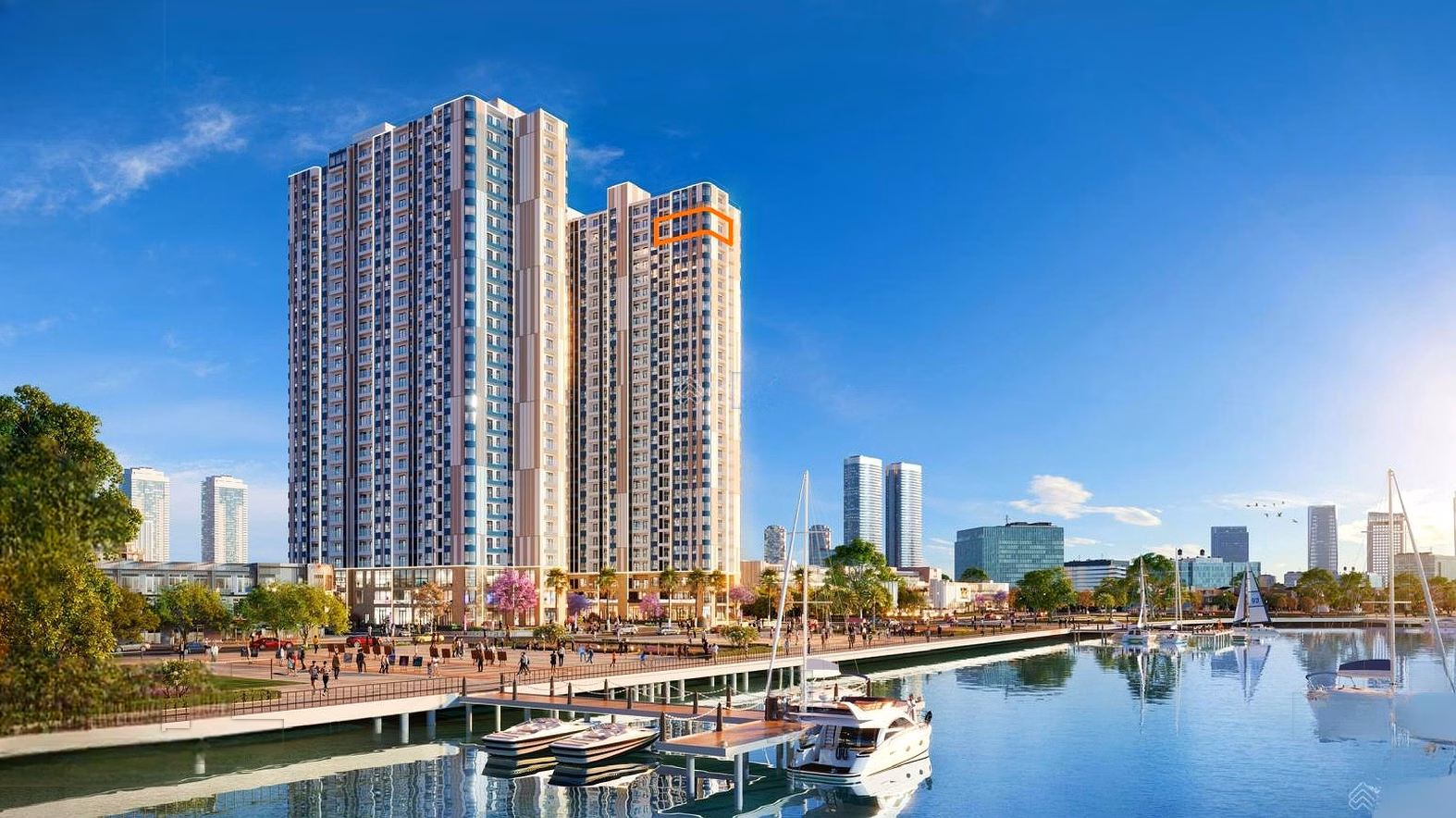 Selling a 90m2 corner apartment at Peninsula Da Nang luxury apartment at a good price