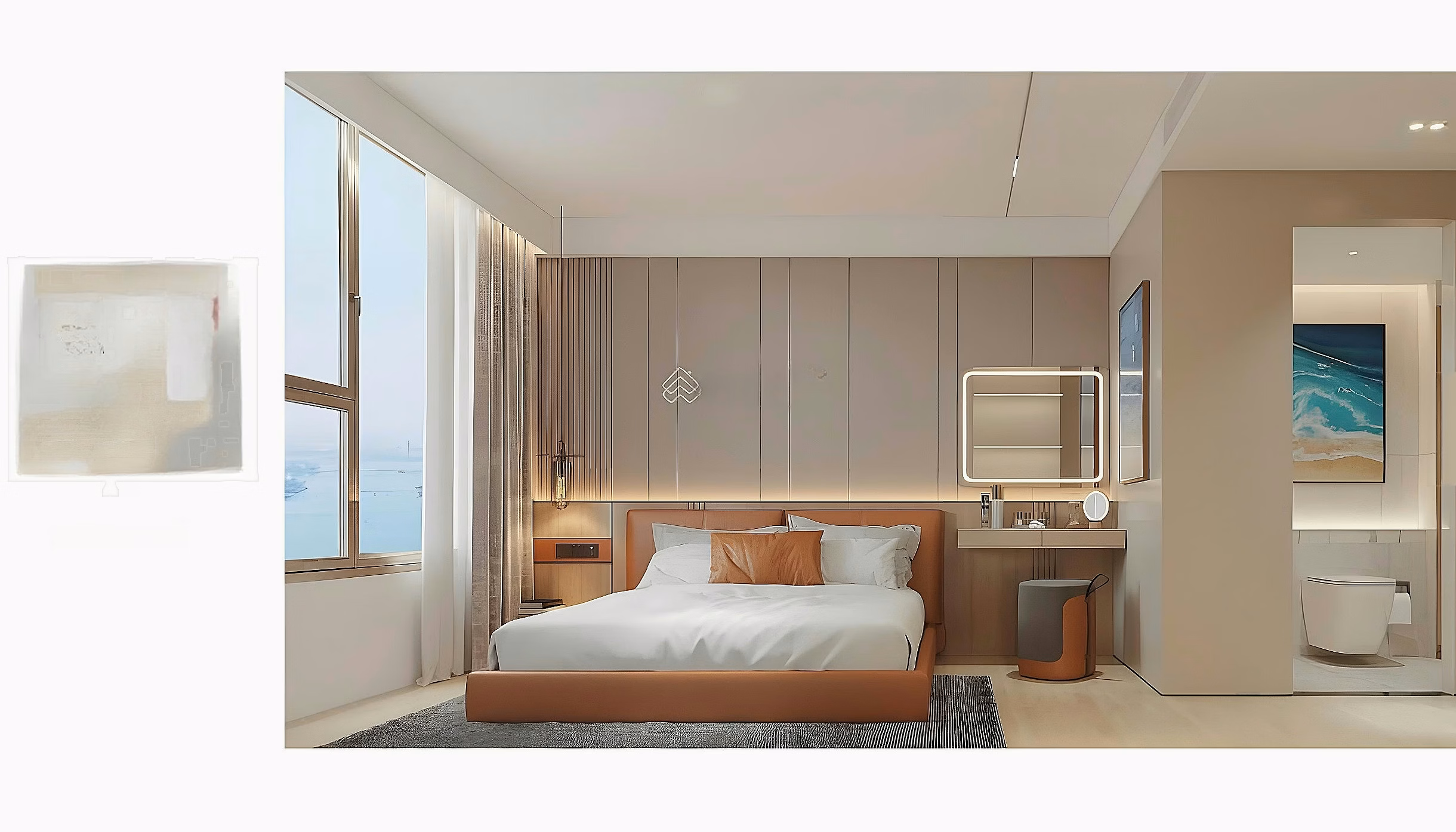 Premium Peninsula Da Nang Apartment – Han River View, High Floor, Fireworks View, Long-Term Pink Book