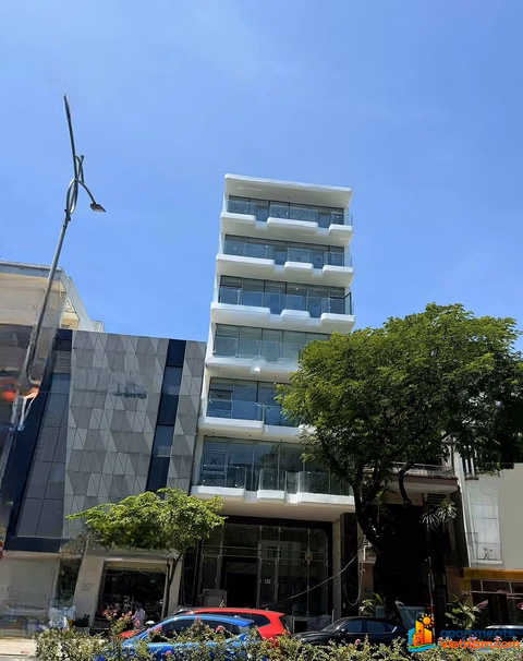 100% New 6.5-Storey Building for Rent on Nguyen Van Linh, 1440m² Usable Area, Elevator & Full Fire Protection