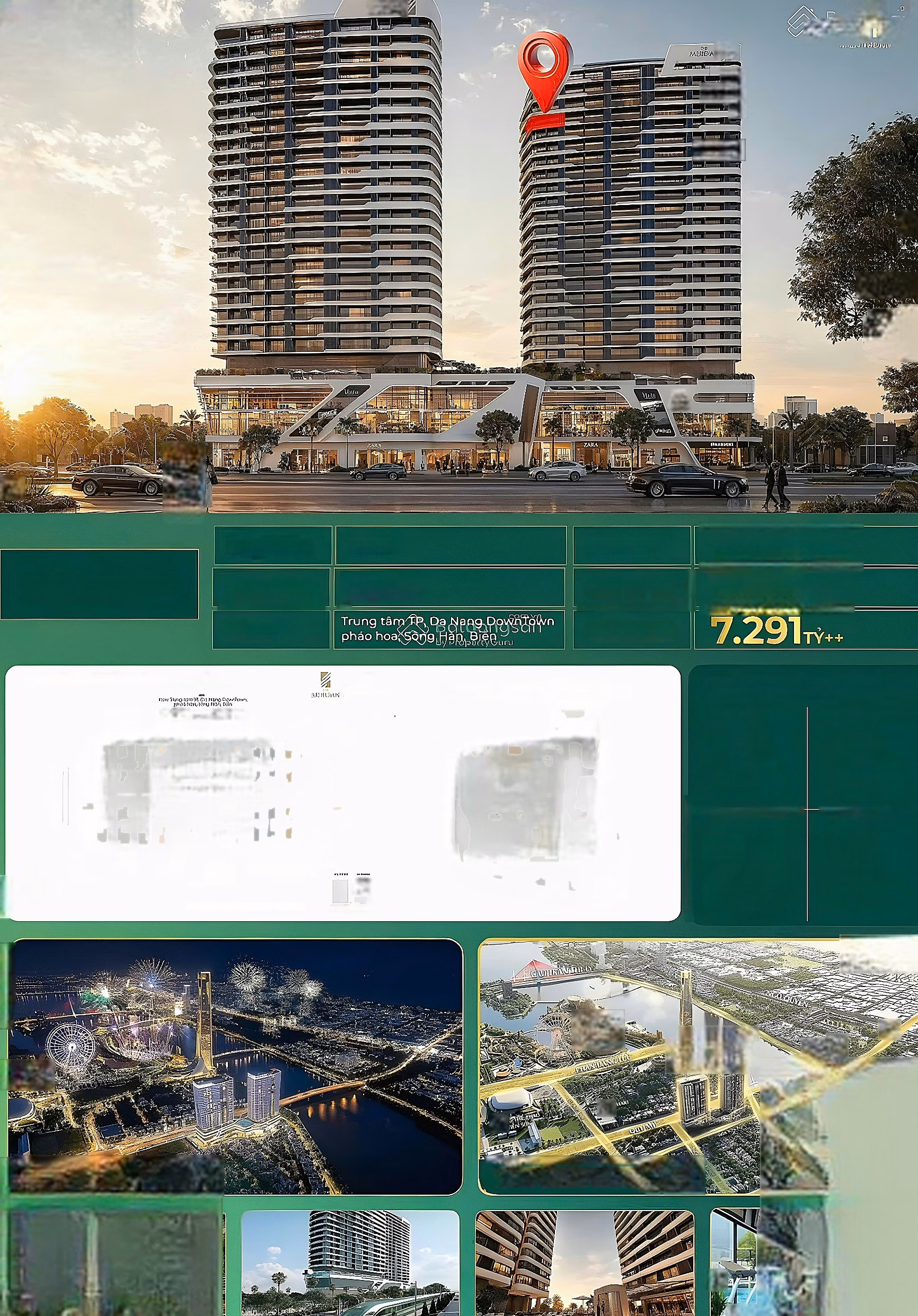 Corner Apartment M1.22.06 – 22nd Floor, The Meridian Da Nang – Views of Downtown, Han River, Sea & International Fireworks