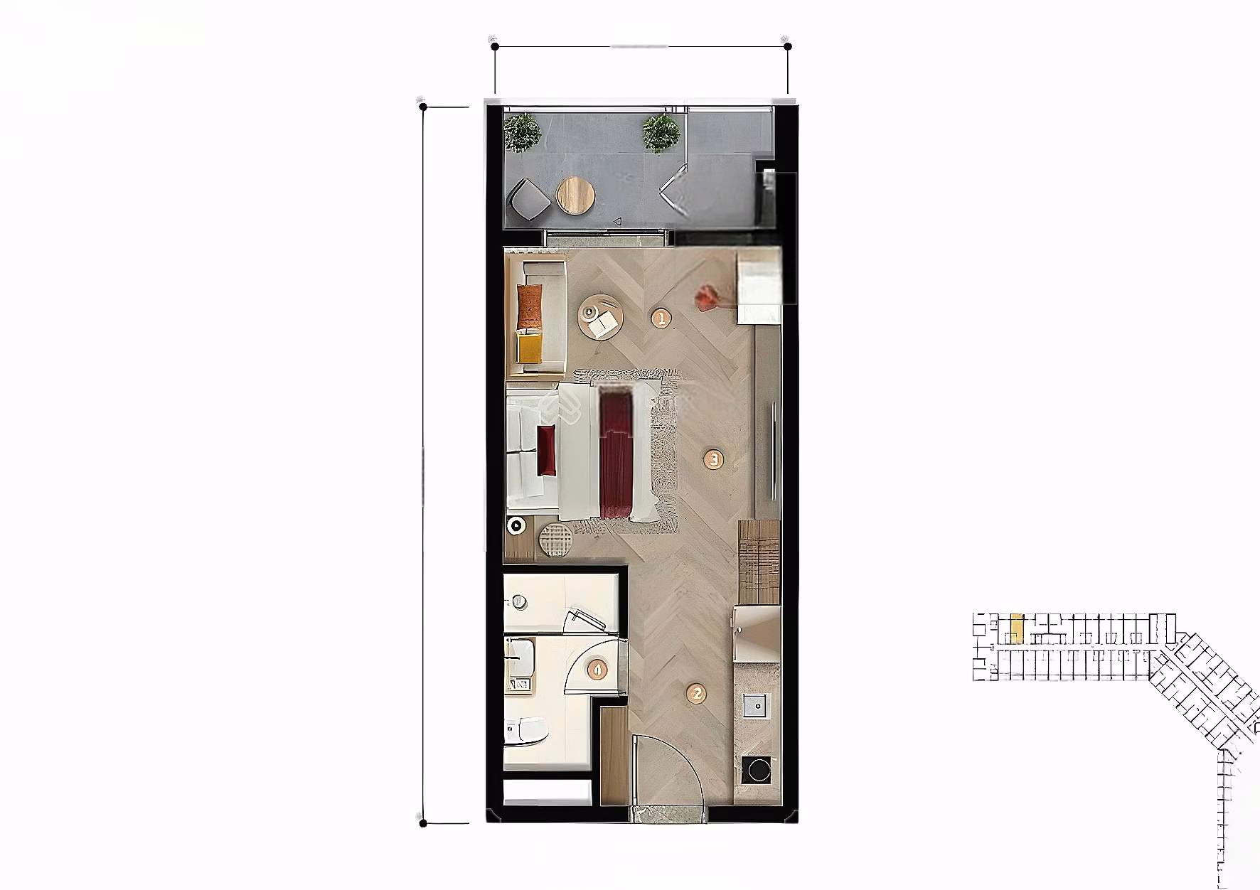 Sun Symphony Studio Apartment – My Khe Sea View, From 1.9 Billion (Cash Flow Investment)