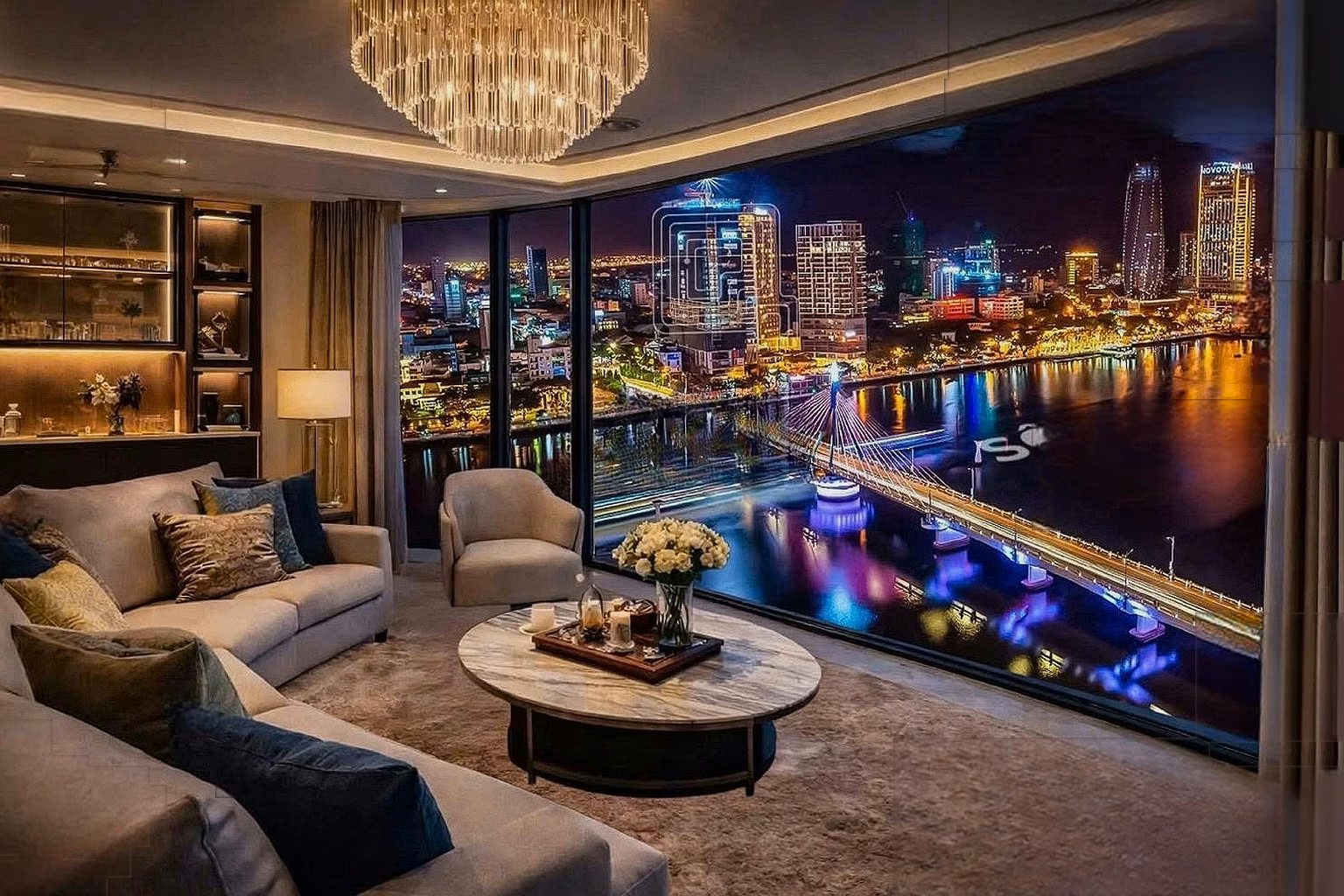 Luxury 1-Bedroom Apartment with Han River View – Capital Square, Da Nang