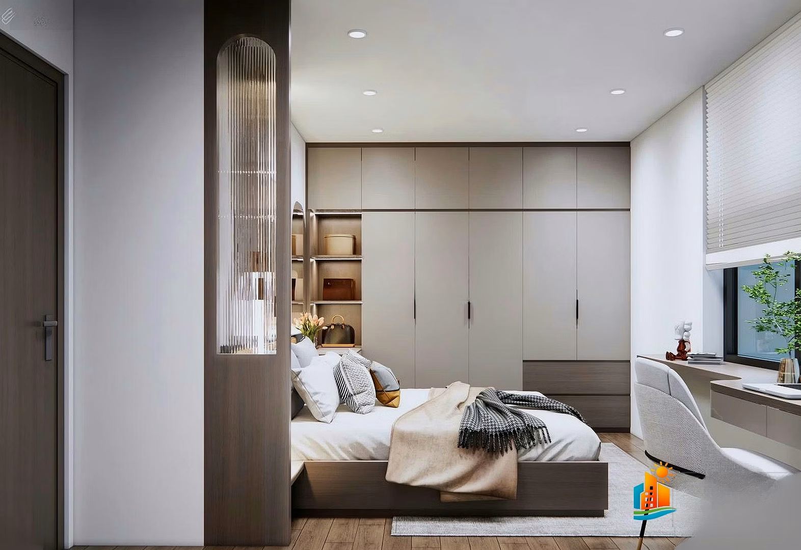 Brand new FPT Plaza 3 apartment for rent, high-end furniture, sea view