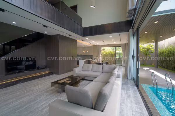 LUXURY 5 BEDROOM VILLA FOR RENT WITH SWIMMING POOL IN SON TRA PENISULA, DA NANG This luxurious retreat offers