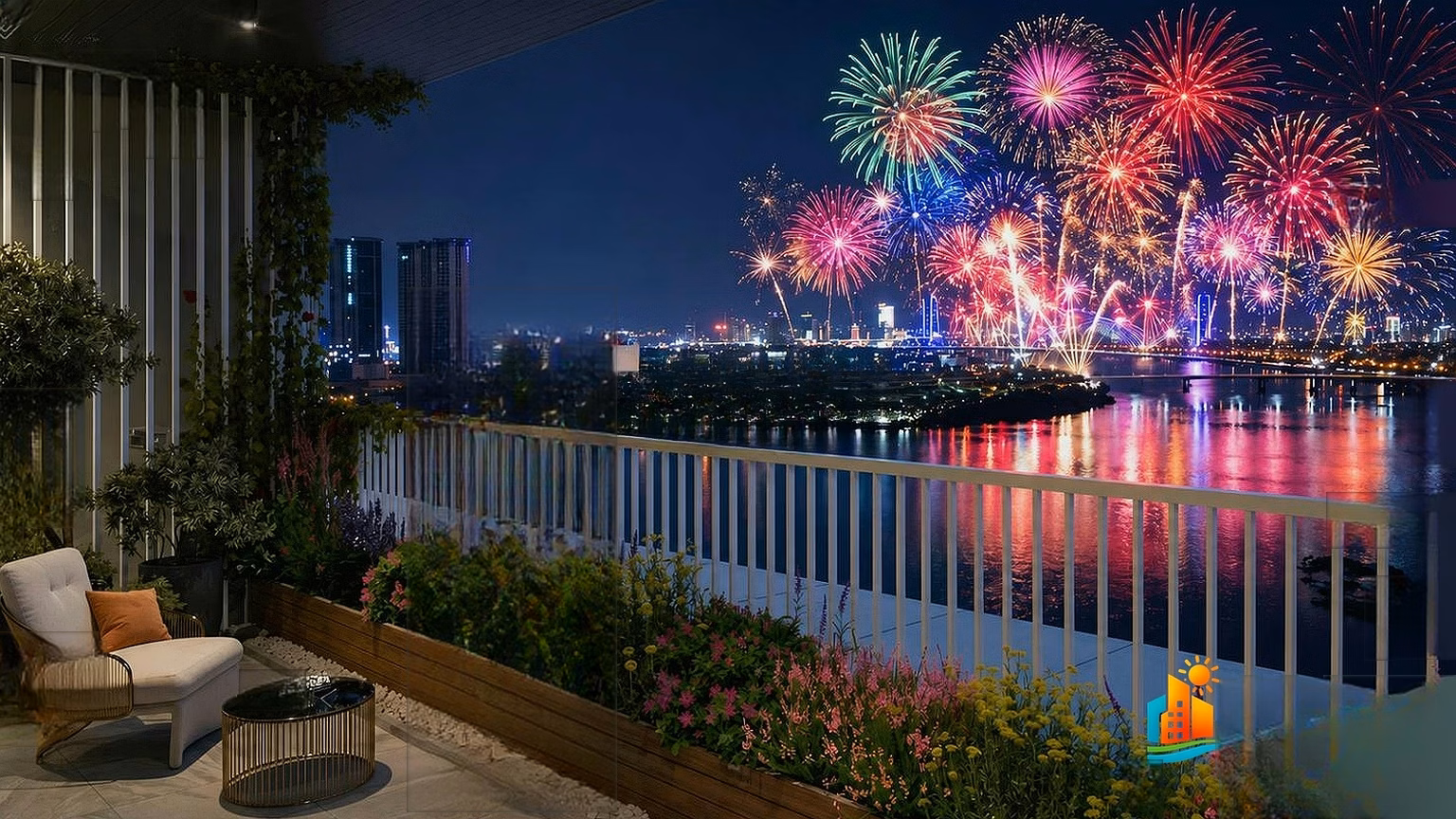 S-Light Tower Apartment: 33m² - 95m² with Han River & DIFF Fireworks View – Long-term Ownership in Da Nang