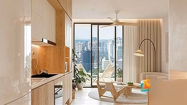 Cheap! 31 million/month, 2 bedrooms, 2 bathrooms, area 70m2. Full utilities
