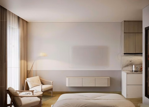 The owner rents Panoma studio, 1 high floor, view of Han River & Tran Thi Ly bridge