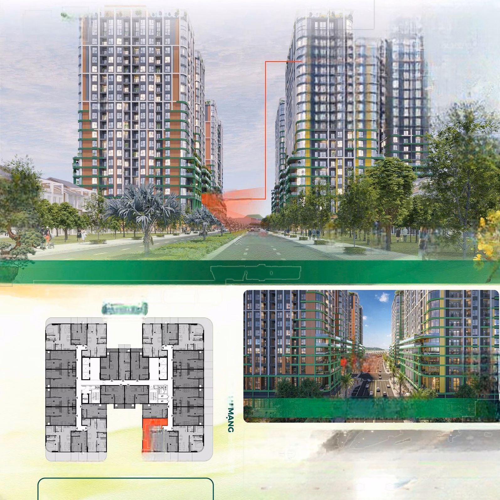 Outstanding FourS Tower 2-bedroom garden apartment, up to 119m2 wide. Price 3.9 billion, pay early and receive the highest stock