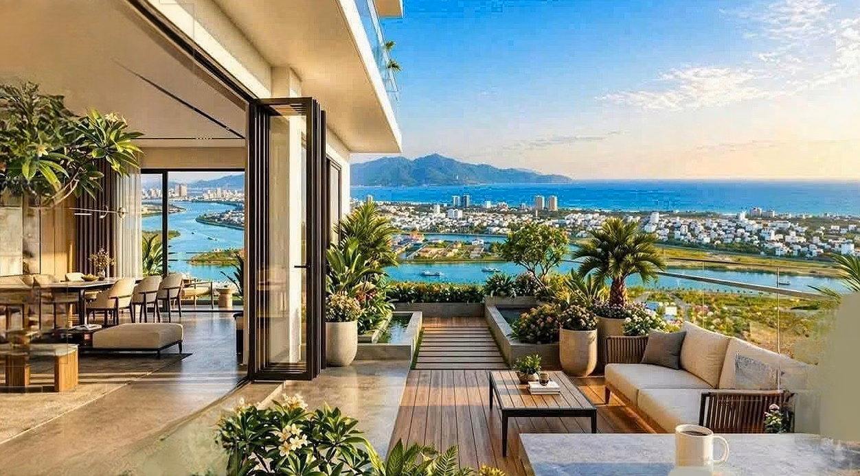 THIS IS A 2 BEDROOM CORNER APARTMENT WORTH BUYING! 2 AIR SIDE + ADDITIONAL GARDEN 29m2 | 102m2 - PRICE 3.92 BILLION | CITY VIEW