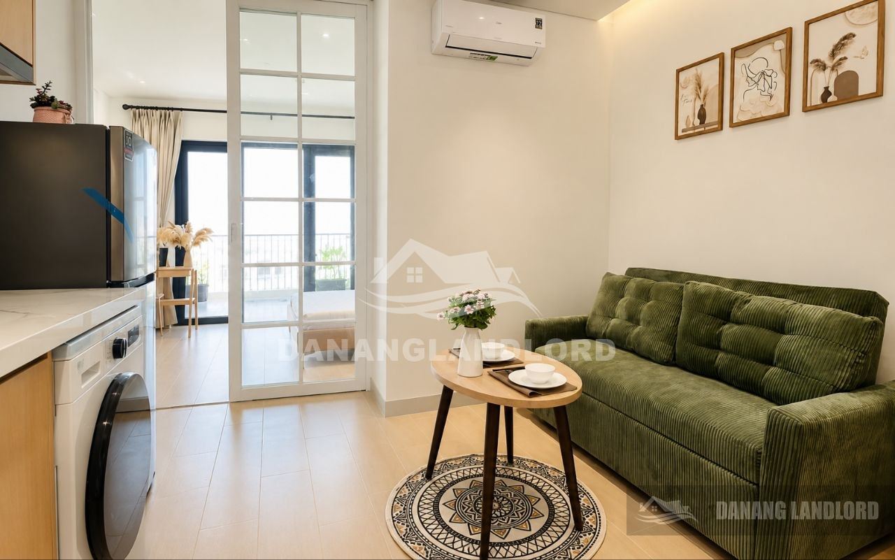 Modern 1BR Apartment in Nam Viet A With Pool | F145