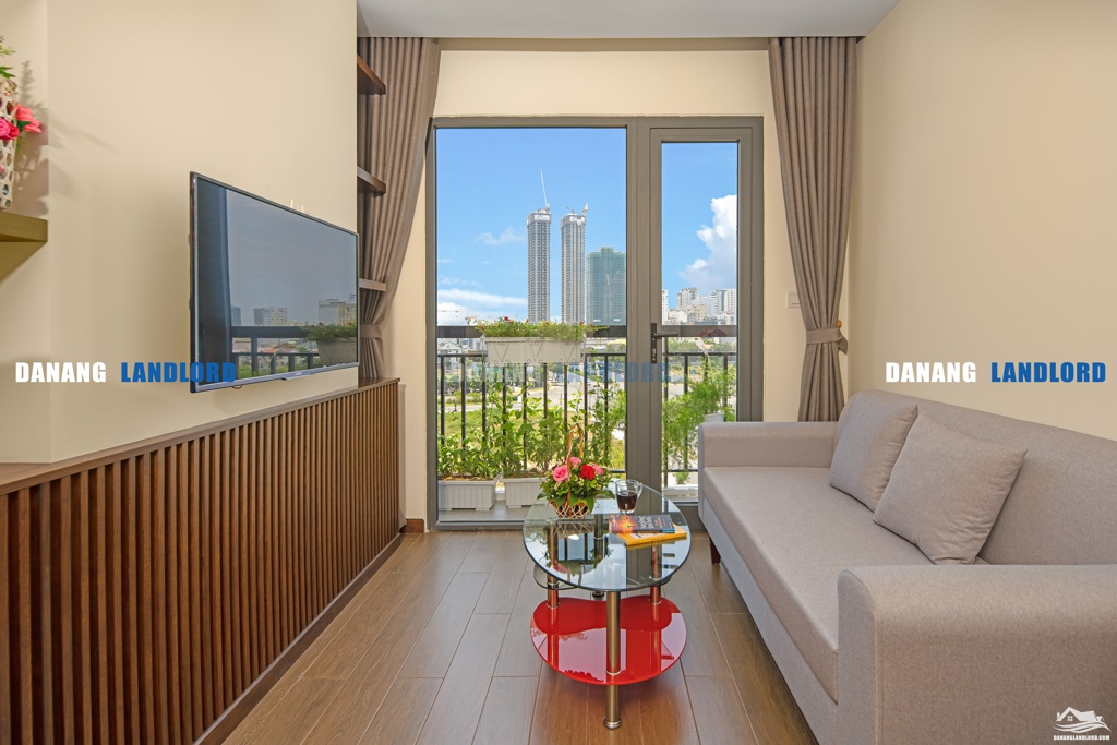 1BR apartment with pool in Son Tra – C148