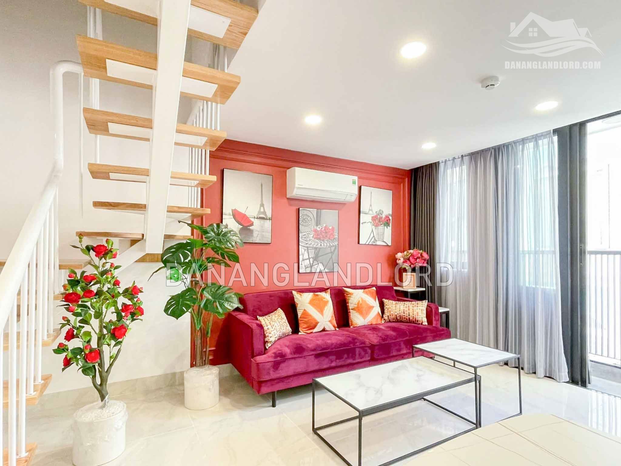 2 bedroom duplex apartment near Pham Van Dong beach – C613