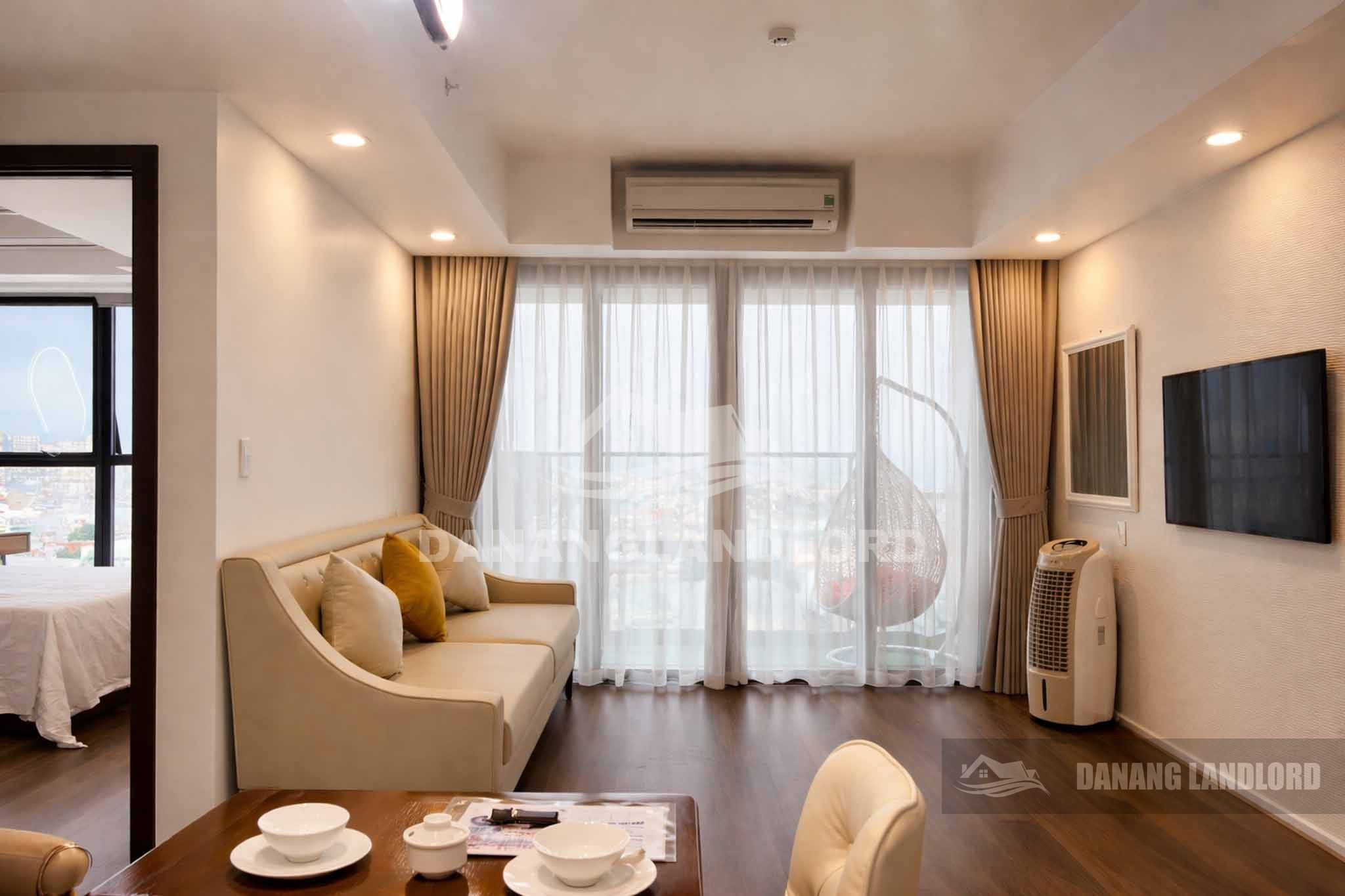 Hiyori Garden Tower 2BR Apartment Near My Khe Beach | C764