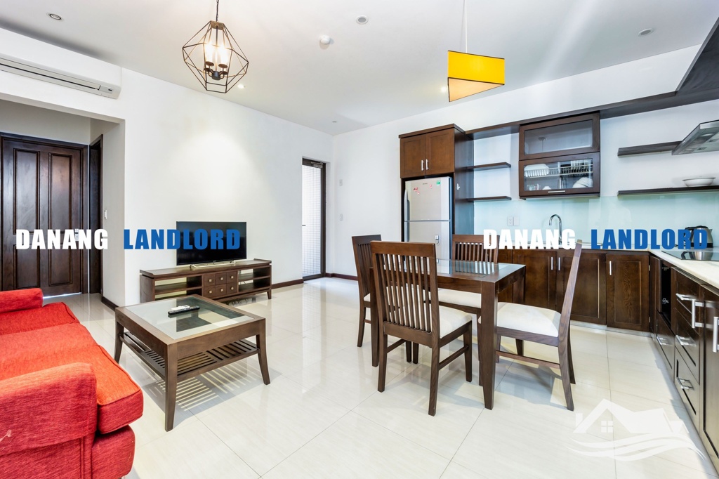 1BR apartment with gym and pool in My An area – C214