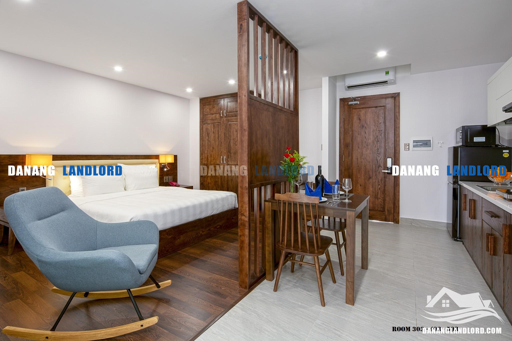 Pool Studio apartment near Pham Van Dong beach – C089