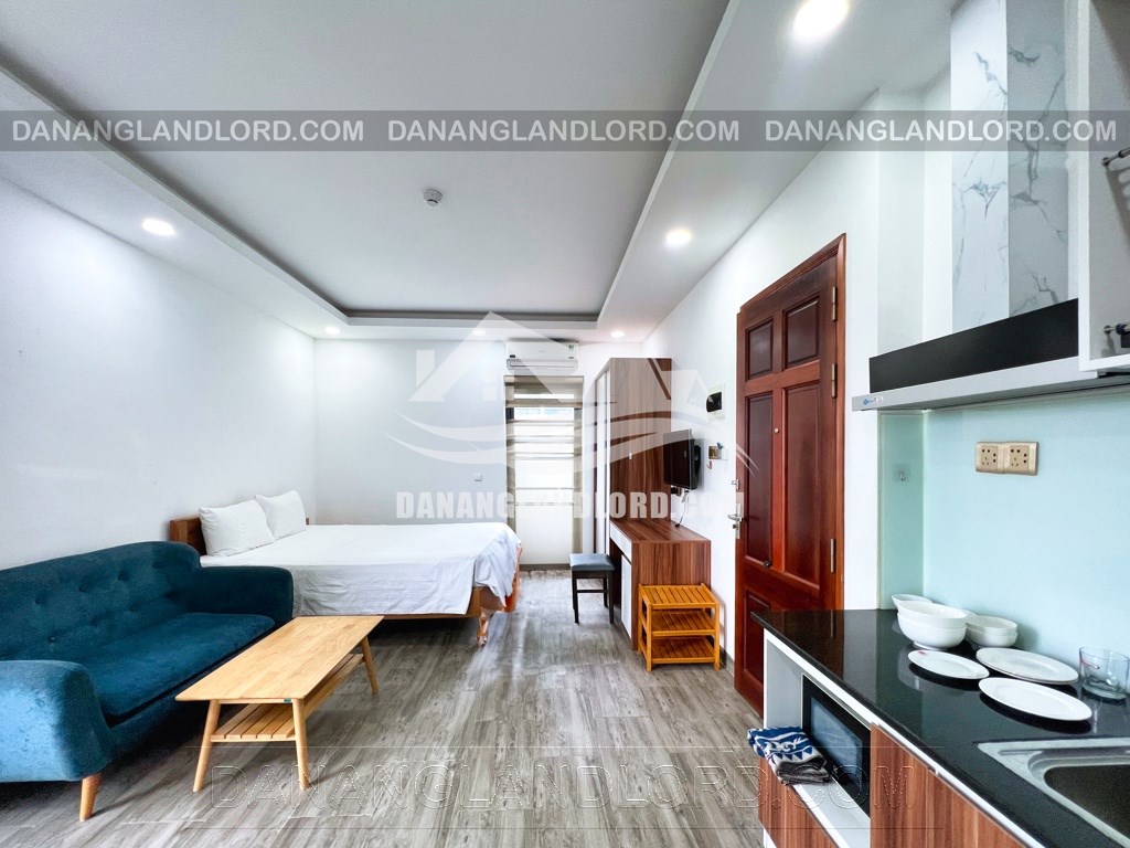 Studio Apartment with Balcony in An Thuong Area – C378