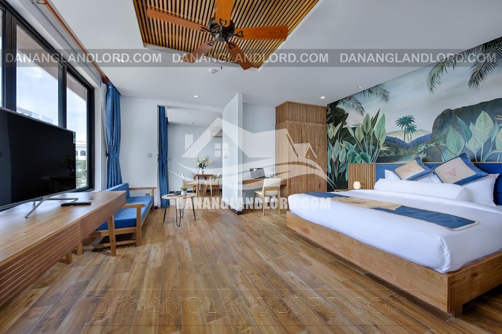 1 bedroom apartment with pool near My Khe beach – C449