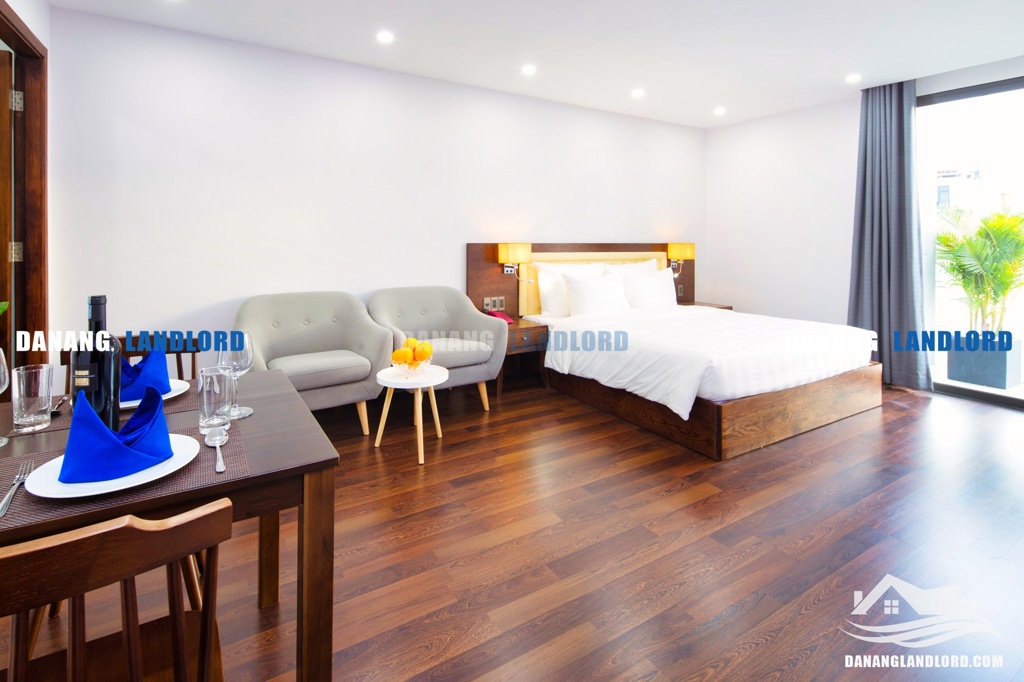 1BR apartment with pool near Pham Van Dong beach – C088