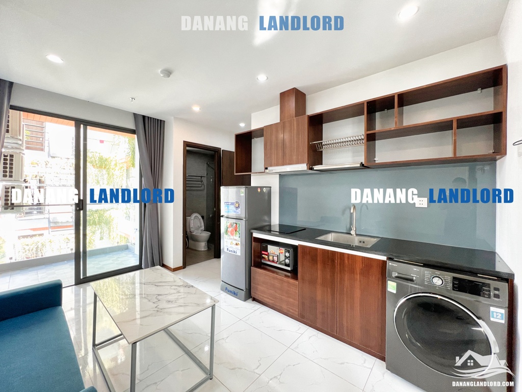 1BR apartment with balcony, pool, My An – C092