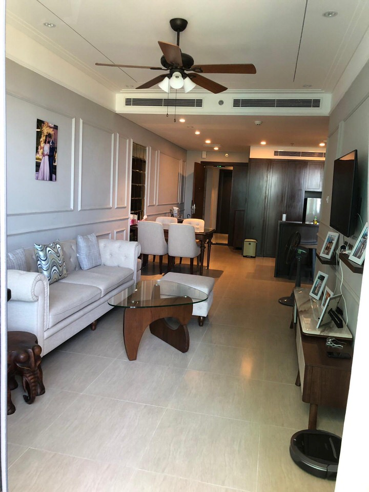 Penthouse 2BR apartment, large balcony, Hai Chau district – A387
