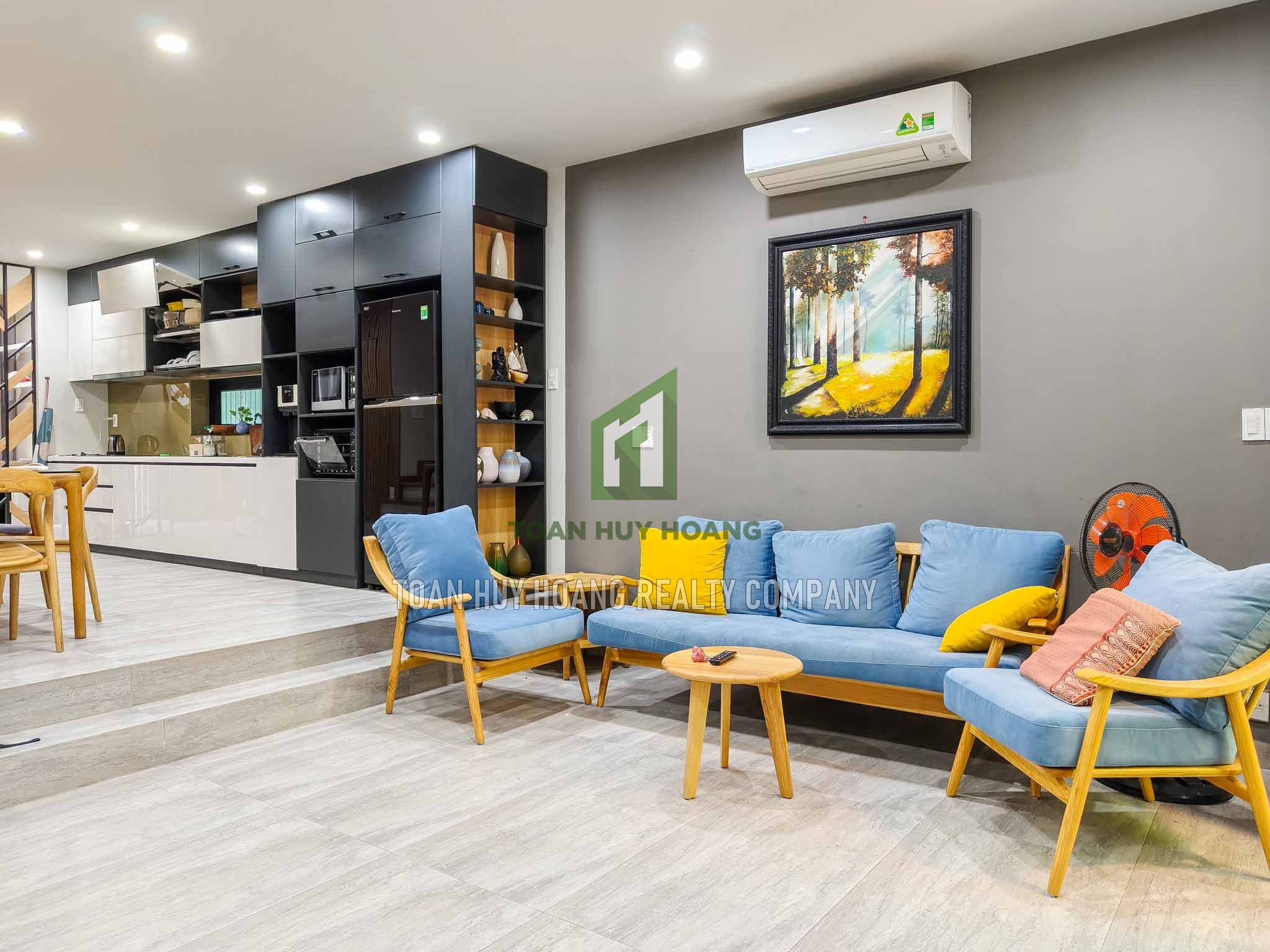 Modern House, 2 Bedrooms, In Bac My An Area – B498