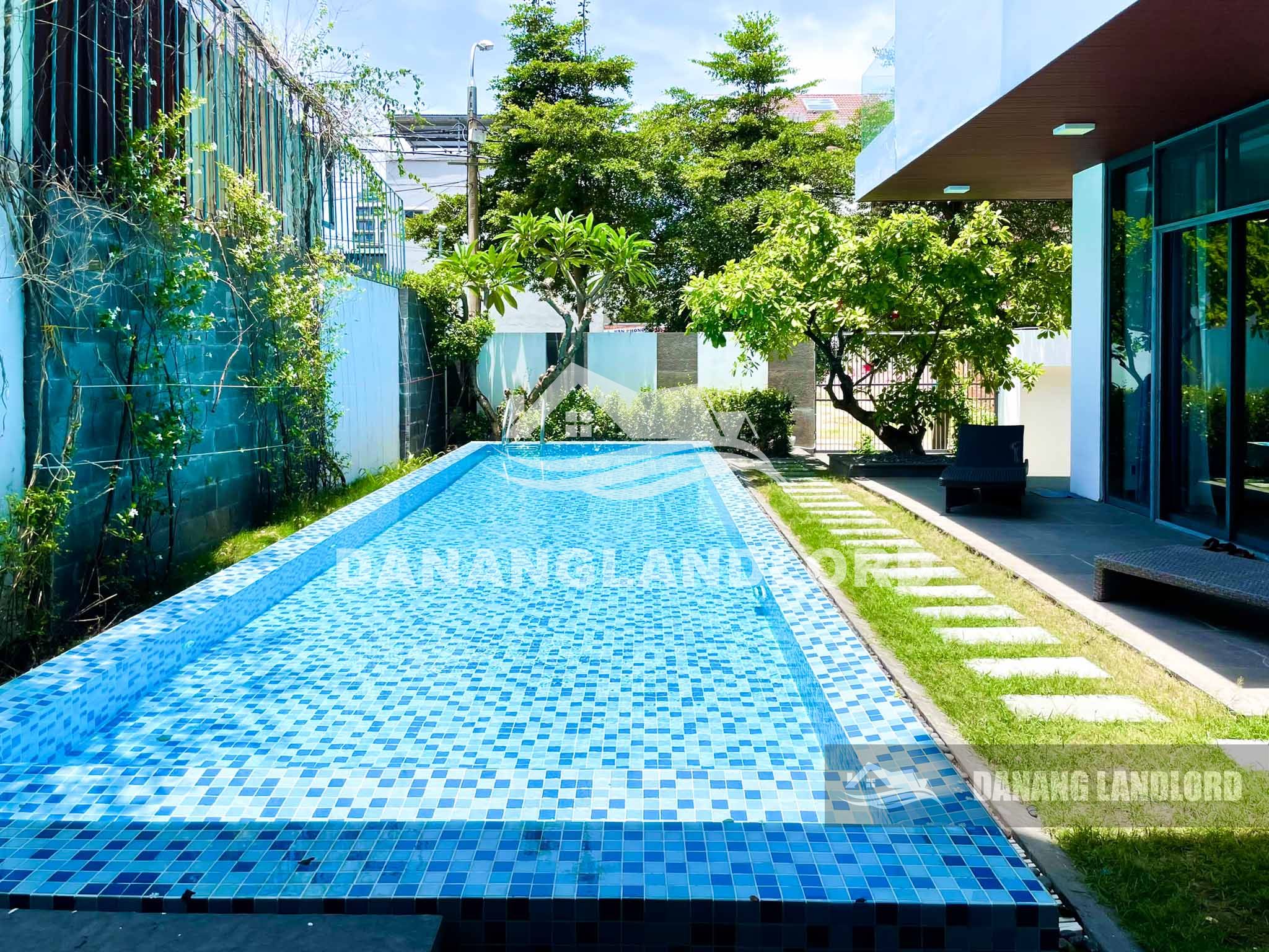 Nice 3BR house with a small pool in Nam Viet A – B759