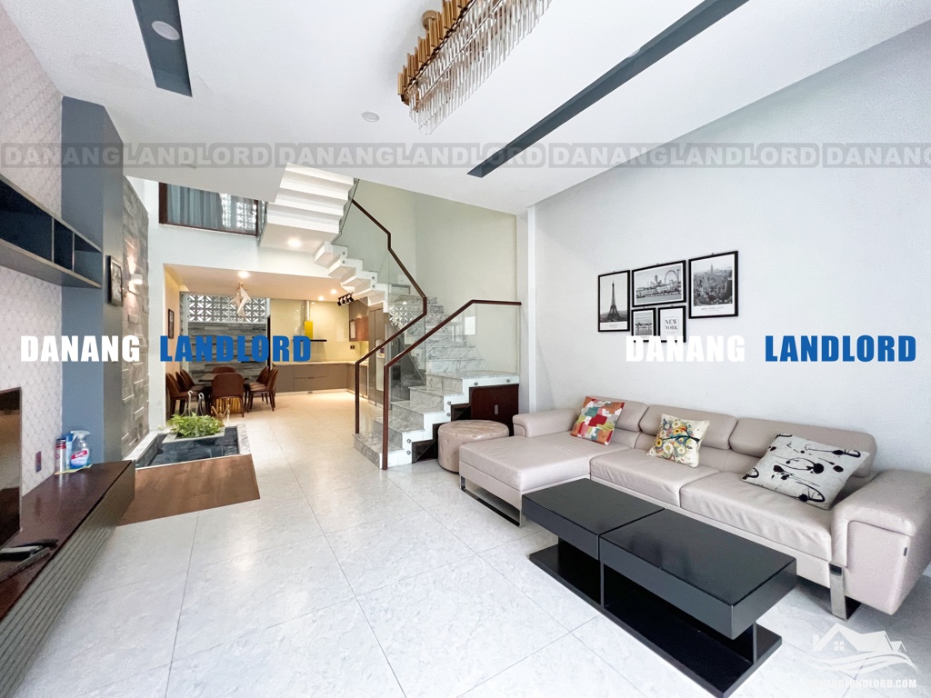 Luxury house with 3 bedrooms and pool in Hoa Cuong area – D026