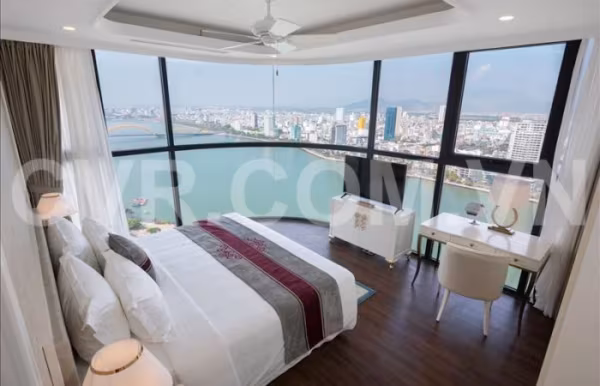 One bedroom Vinpearl Condotel Riverfront Da Nang for rent. Vinpearl Condotel Riverfront Danang is a luxury building, owned and