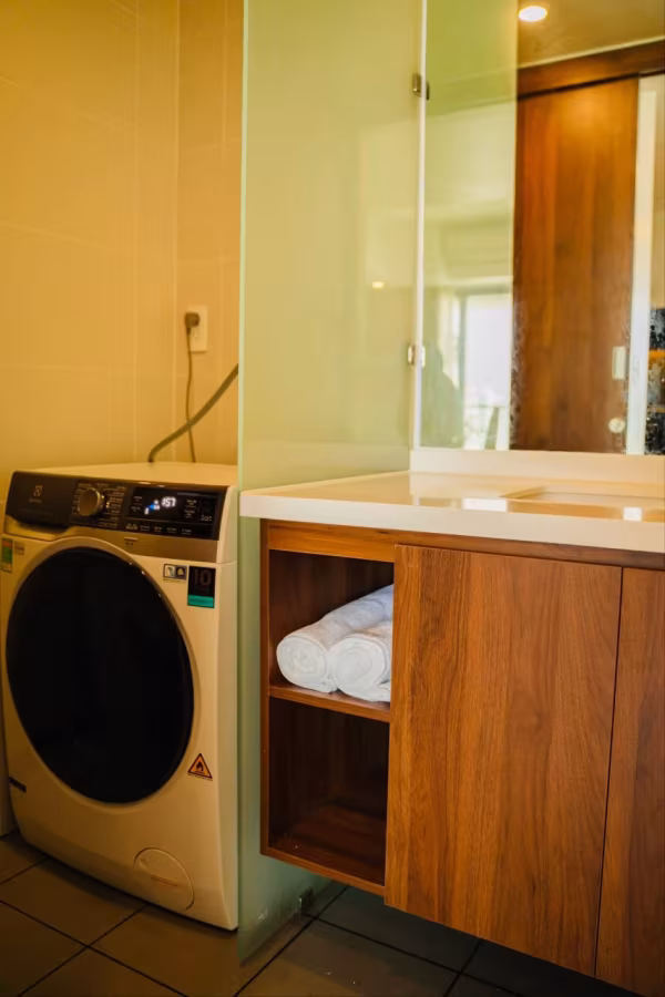 Experience the epitome of modern living in Da Nang with our exquisite 2-bedroom Hiyori apartment for rent. Nestled within a