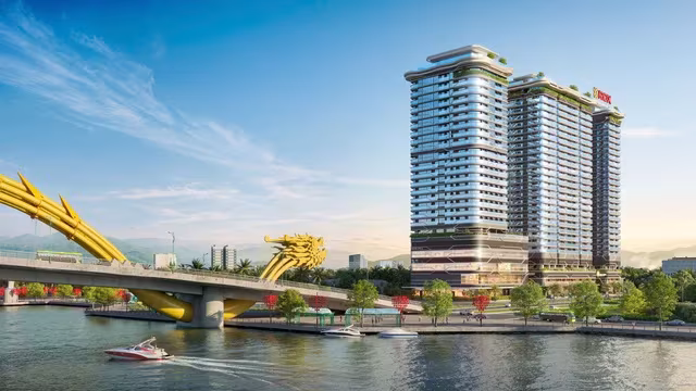 The 2-bedroom apartments at The Legend City Da Nang range from 73m² to 84m², designed as corner units with dual exposure for optimal light and ventilation—ideal for families or long-term living. Size: 73m² to 84m², offering spacious layouts for families or couples wanting extra room