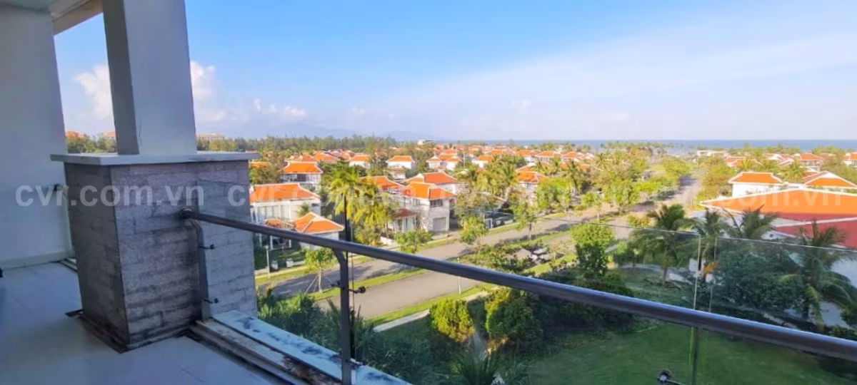 The 2 bedroom 2 bathroom apartment at Ocean Suites For Rent in the Five start Resort Da Nang It has