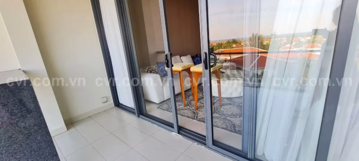The 2 bedroom 2 bathroom apartment at Ocean Suites For Rent in the Five start Resort Da Nang It has