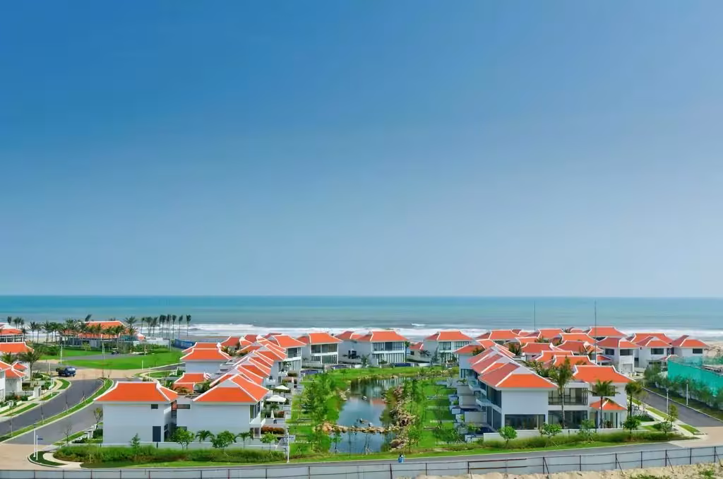 Ocean Villas Danang is a complex of 115 luxury villas set within a spacious estate less than a 20 minute